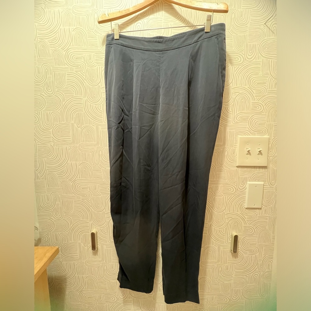 Navy Kit and Ace silk trousers